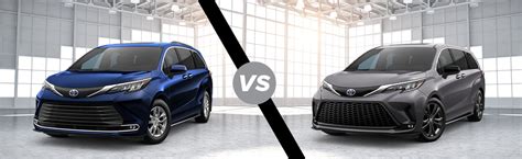 Difference Between 2022 Toyota Sienna XLE vs. XSE Models