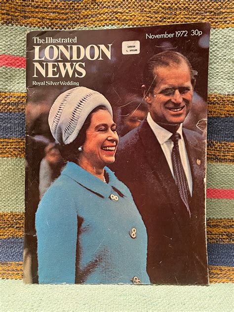 Vintage 1970s The Illustrated London News Magazine Poster Wall Art Book