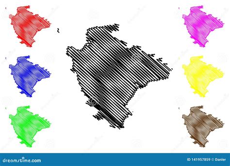 Devon map vector stock vector. Illustration of administrative - 141957859