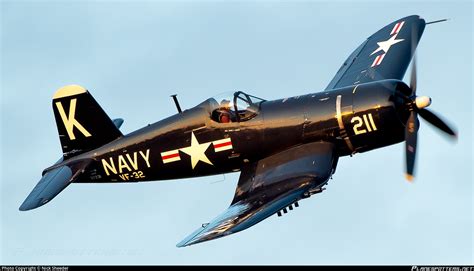 NX13337A Private Vought F4U 7 Corsair Photo By Nick Sheeder ID