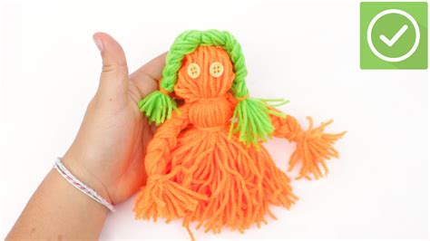 How To Make A Yarn Doll With Pictures Wikihow