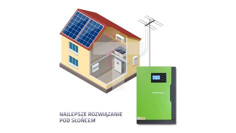 Qoltec Hybrydowy Inwerter Solarny Off Grid 6KVA 3 5kW 100A 24V MPPT