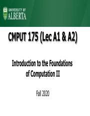 C175 00 F20 Introduction Pdf CMPUT 175 Lec A1 A2 Introduction To