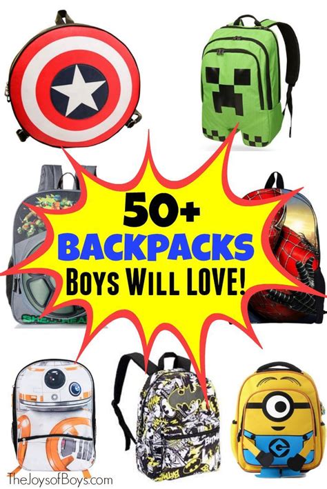 50 Unique And Fun Backpacks For Boys