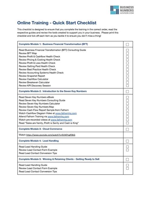 Quick Start Guide Template