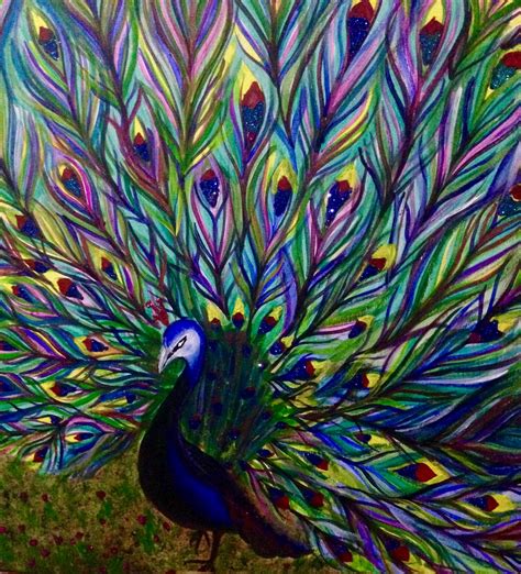 Peacock Painting Ideas