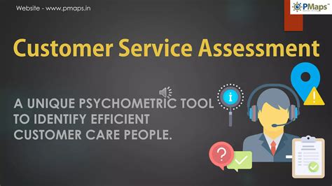 Customer Service Assessment Test Pmaps Psychometric Assessment Ppt