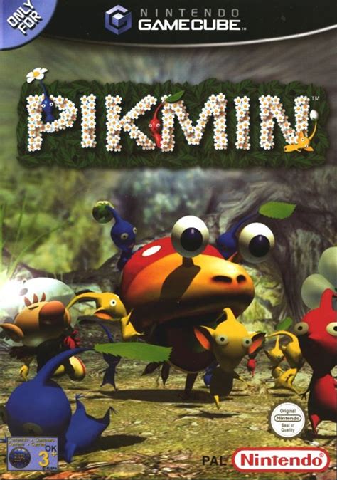 Pikmin (2001) GameCube box cover art - MobyGames