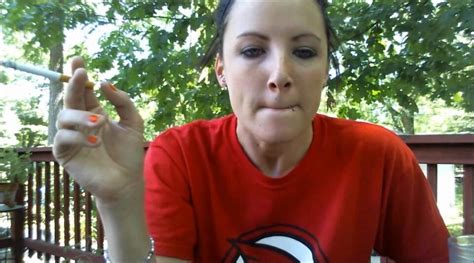 Brunette Girl Smokes Hacks And Spits ThisVid
