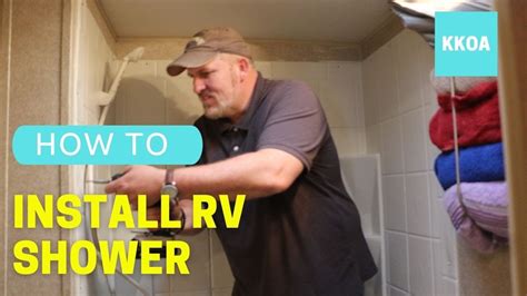 How To Install An Rv Shower Insert Youtube