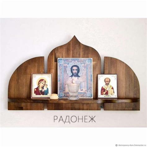 Полка для икон своими руками. Полезная подборка идей (10 фото)