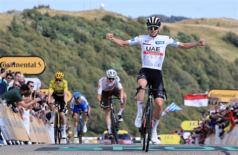 Tadej Pogacar wygrał przedostatni etap Tour de France Rafał Majka w w