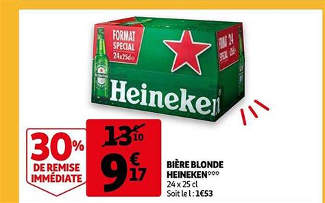 Promo Bi Re Blonde Heineken Chez Auchan Icatalogue Fr