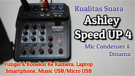 Ashley Speed Up 4 Dengan Phantom Power Mixer Murah Kualitas Bagus