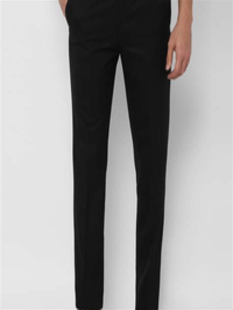 Buy Allen Solly Men Black Slim Fit Trousers Trousers For Men 17473844 Myntra