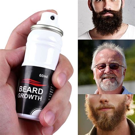 Beard Growth Spray Stimulator Grow Natural Hair Grower Fast Beard Boost