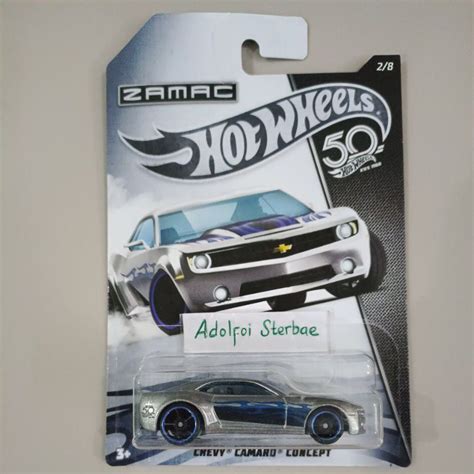 Jual Hotwheels Hot Wheels Chevy Camaro Concept Edisi Zamac 50 Th 50th