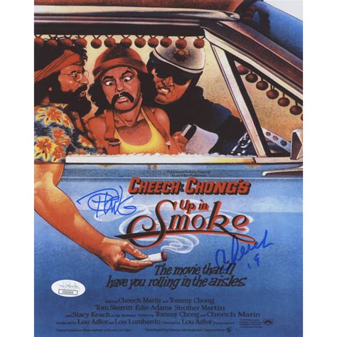 Cheech Marin Tommy Chong Signed Up In Smoke X Photo Inscribed