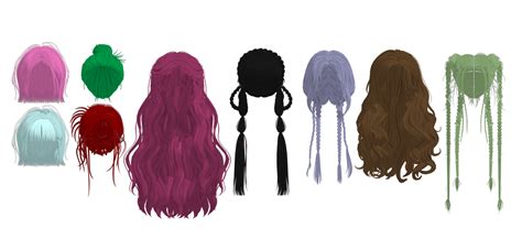 Zepeto Hair Pack 3 Mmdfbx By Redgravezz On Deviantart