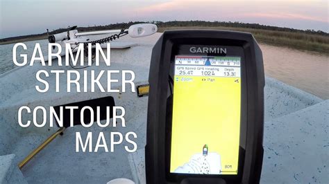 How To Use The Garmin Striker Contour Maps Youtube