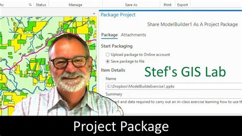 Stef S GIS Lab ArcGIS Pro Tutorial Basics 8 Save Export All Data