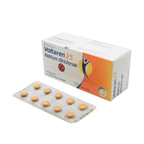 Voltaren 25 Mg 10 Tablet Manfaat Kandungan Dosis Dan Efek Samping