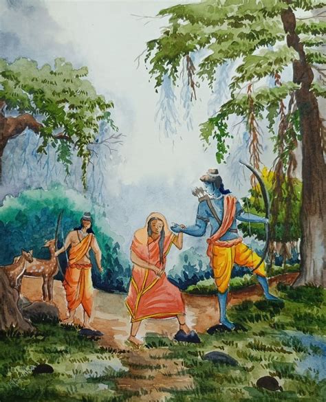 Ramayana | Canvas art painting, 3d art drawing, Nose drawing