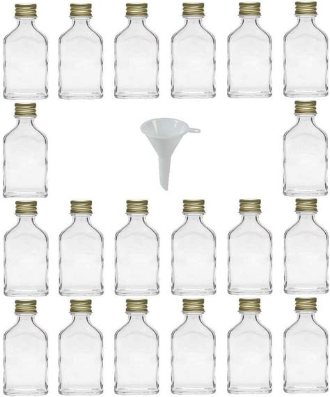 Viva Haushaltswaren 31056 20 X Mini Glasflasche 20 Ml Mit