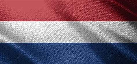 Netherlands Flag Waving Background Netherlands Flag Waving