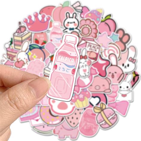 Buy Pcs Kawaii Stickers For Water Bottles Cute Vsco Vinyl Laptop