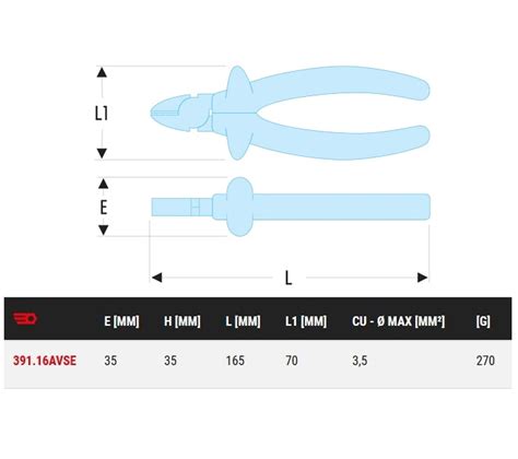 Pince Coupante Diagonale Isolée 1000v Vse 160mm Facom 391 16avse