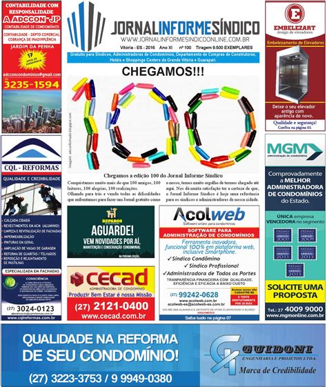 Jornal Informe S Ndico Edi O By Informe Sindico Issuu