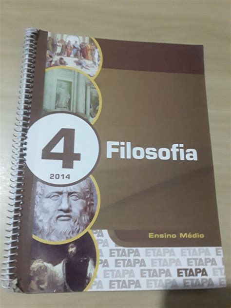 Apostilas Filosofia 4 E 5 Sociologia 5 Ensino Médio Etapa Mercado Livre