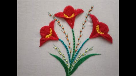 Flower Embroidery Stitches By Hand For Beginners | Best Flower Site