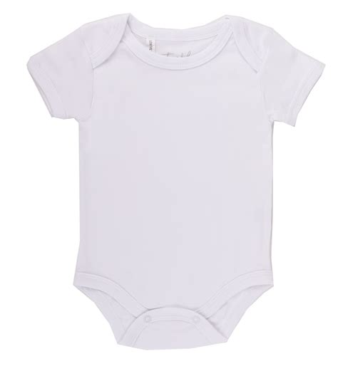 White Organic Cotton Short Sleeve Bodysuit 0 3 Months 000 Emotion