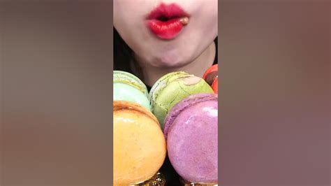 Asmr Chocolate Tanghulu Macaron Desserts Mukbang 초콜릿 마카롱 탕후루 디저트 먹방