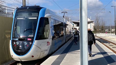 Alstom Citadis Dualis Tramway T R Seau Idfm Sncf Saint Cyr