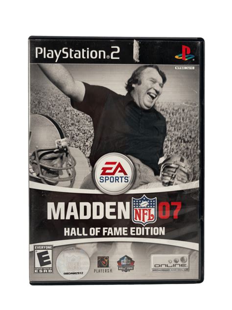 Playstation 2 Nfl Madden 07 Hall Of Fame Edition” Game Dual Disc