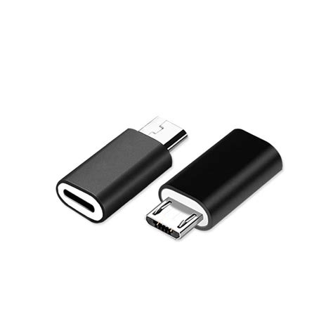 Adaptador 8pin para Micro USB Feminino Masculino Acessórios Carregador