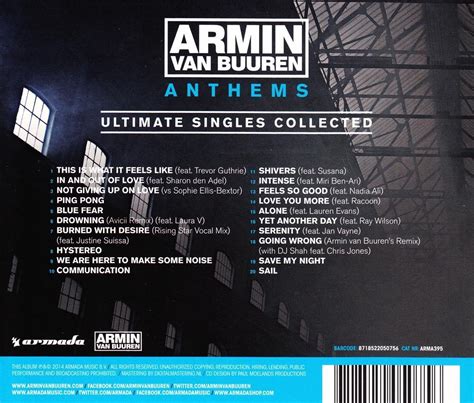 Bol Armin Anthems Ultimate Singles Co Armin Van Buuren CD