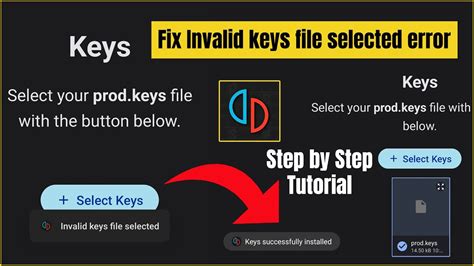 How To Solve Fix Invalid Keys File Selected Error On Yuzu Emulator