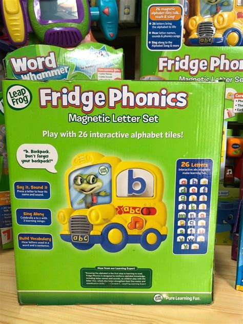 Leapfrog Fridge Phonics Hobbies And Toys Toys And Games On Carousell