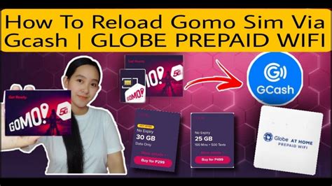 HOW TO RELOAD GOMO SIM VIA GCASH 2021 GLOBE PREPAID WIFI Maricris