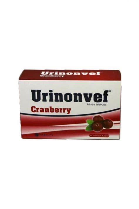 Urinonvef Cranberry Takviye Edici Gıda 30 Yumu - PttAVM.com - 2024
