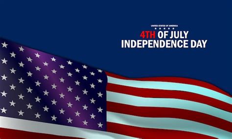 Premium Vector Independence Day Of The Usa Vector Background