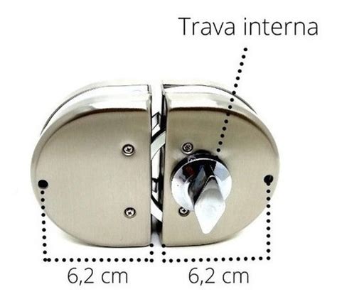 Fechadura Press O Vidro Porta Correr Vv Pk