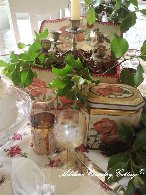 Adeline Country Cottage: Inspiring Christmas Table Setting and Giveaway