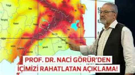 Prof Dr Naci Görür den rahatlatan açıklama YouTube