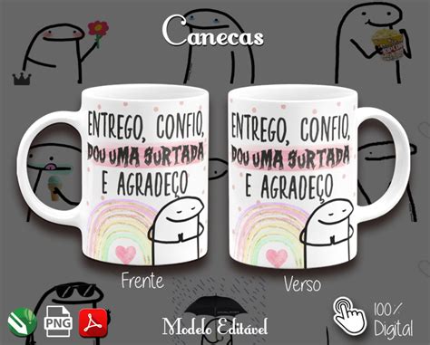 Arte Digital Canecas Flork Entrego Confio Surto Cn Elo