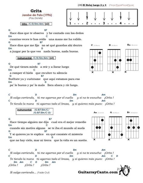 Acordes Grita Jarabe Palo. Tutorial de Grita de Jarabe de Palo ...